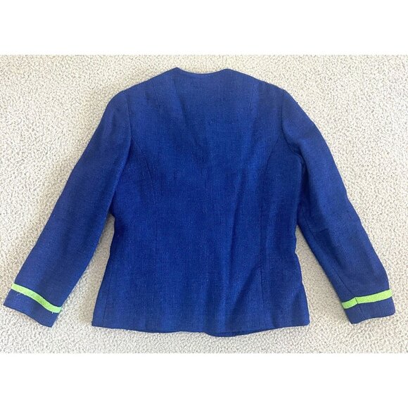 Vintage 40s The Pilot Cobble Skirt Suit 3 Piece‎ Top Jacket Office Siren - Picture 10 of 15